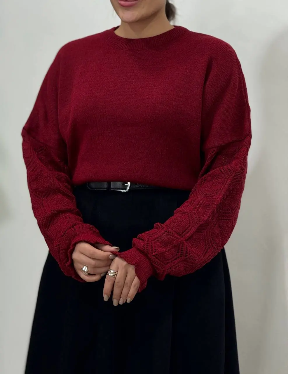 پلیور بافت فانوس 3